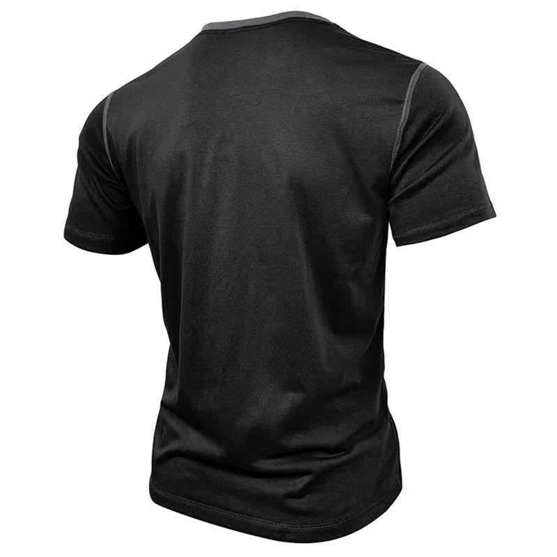 Co brandy Men s Lightweight V-Neck T-Shirts Breathable  Fit Solid Color Short Sleeve Casual Tops Summer Fashion Tee Shirt