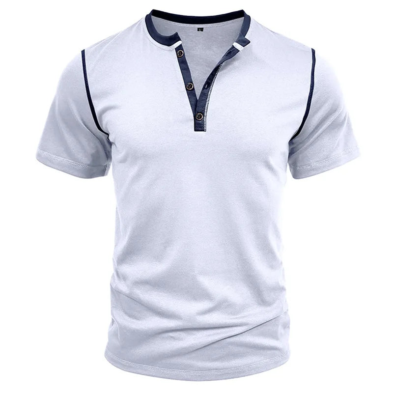 Co brandy Men s Lightweight V-Neck T-Shirts Breathable  Fit Solid Color Short Sleeve Casual Tops Summer Fashion Tee Shirt